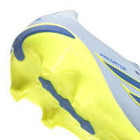 adidas Predator League Gras Voetbalschoenen (FG) Lichtblauw Blauw Geel