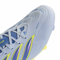 adidas Predator League Gras Voetbalschoenen (FG) Lichtblauw Blauw Geel