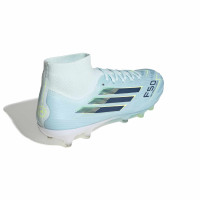 adidas F50 Sparkfusion Pro Gras / Kunstgras Voetbalschoenen (MG) Dames Lichtblauw Donkerblauw Neongeel