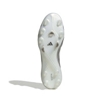 adidas Copa Pure IV Elite Gras Football Boots (FG) Silver White Dark Grey