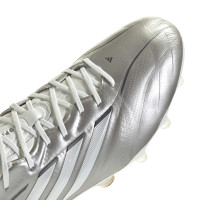 adidas Copa Pure IV Elite Gras Football Boots (FG) Silver White Dark Grey