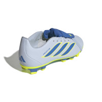adidas Predator Club FT Gras / Kunstgras Voetbalschoenen (MG) Kids Lichtblauw Blauw Geel