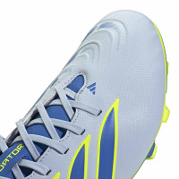 adidas Predator Club Gras / Kunstgras Voetbalschoenen (MG) Lichtblauw Blauw Geel