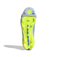 adidas Predator Elite FT Gras Football Boots (FG) Kids Light Blue Blue Yellow