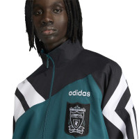 adidas Liverpool Trainingspak Full-Zip 1995-1996 Zwart Groen Wit