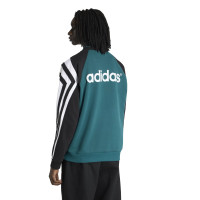 adidas Liverpool Crew Trainingspak 1995-1996 Zwart Groen Wit