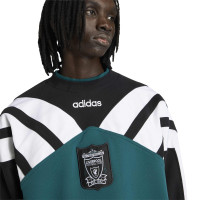 adidas Liverpool Crew Sweater 1995-1996 Zwart Groen Wit