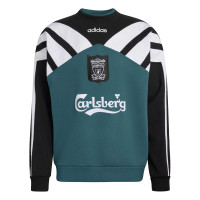 adidas Liverpool Crew Sweater 1995-1996 Zwart Groen Wit