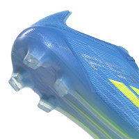 adidas F50 Elite Gras Voetbalschoenen (FG) Blauw Neongeel