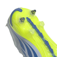 adidas Predator Elite Iron Stud Football Boots (SG) Light Blue Blue Yellow