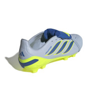 adidas Predator League FT Gras Voetbalschoenen (FG) Kids Lichtblauw Blauw Geel