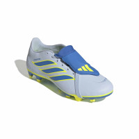 adidas Predator Club FT Gras / Kunstgras Voetbalschoenen (MG) Lichtblauw Blauw Geel
