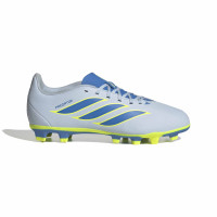adidas Predator Club Grass/Artificial Grass Football Boots (MG) Kids Light Blue Blue Yellow