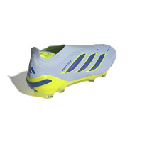 adidas Predator Elite Laceless Grass Football Boots (FG) Light Blue Blue Yellow