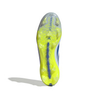 adidas Predator Elite Laceless Grass Football Boots (FG) Light Blue Blue Yellow