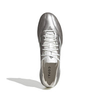 adidas Copa Pure IV Elite Iron Stud Football Boots (SG) Silver White Dark Grey