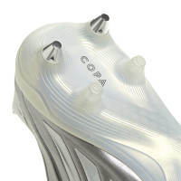 adidas Copa Pure IV Elite Iron Stud Football Boots (SG) Silver White Dark Grey