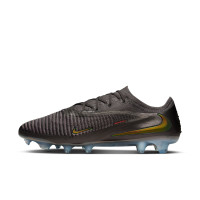 Nike Phantom 6 Low LV8 Elite Gras Football Boots (FG) Dark Grey Orange Multicolor