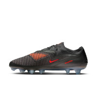 Nike Phantom 6 Low LV8 Elite Gras Football Boots (FG) Dark Grey Orange Multicolor