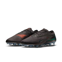Nike Phantom 6 Low LV8 Elite Gras Football Boots (FG) Dark Grey Orange Multicolor
