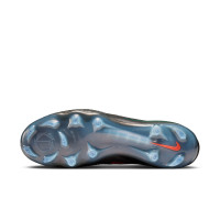 Nike Phantom 6 Low LV8 Elite Gras Football Boots (FG) Dark Grey Orange Multicolor