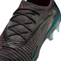 Nike Phantom 6 Low LV8 Elite Gras Football Boots (FG) Dark Grey Orange Multicolor