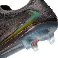 Nike Phantom 6 Low LV8 Elite Gras Football Boots (FG) Dark Grey Orange Multicolor