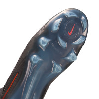 Nike Phantom 6 High LV8 Elite Gras Football Boots (FG) Dark Grey Orange Multicolor