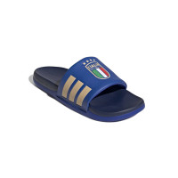 adidas Adilette Italy Slides Dark Blue Gold