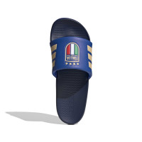 adidas Adilette Italy Slides Dark Blue Gold