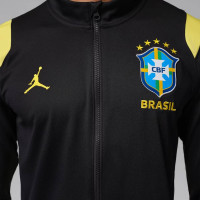 Nike Brazilië x Jordan Academy Pro Trainingspak 2026-2028 Zwart Geel Mintgroen