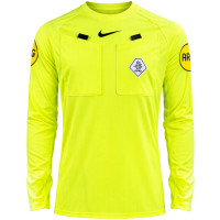 Nike KNVB Scheidsrechterstenue 2026-2028 Lange Mouwen Neon Geel Zwart