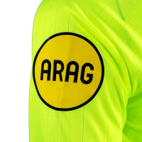 Nike KNVB Scheidsrechterstenue 2026-2028 Lange Mouwen Neon Geel Zwart