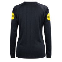 Nike KNVB Scheidsrechtersshirt 2026-2028 Lange Mouwen Dames Zwart Wit