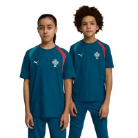 PUMA Portugal Training Shirt 2026-2028 Kids Teal White