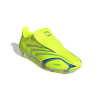 adidas F50 Tunit Elite Gras Football Boots (FG) Lucid Lemon Blue