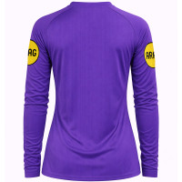 Nike KNVB Scheidsrechtersshirt 2026-2028 Lange Mouwen Dames Paars Zwart