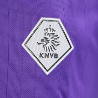 Nike KNVB Scheidsrechtersshirt 2026-2028 Lange Mouwen Dames Paars Zwart