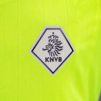 Nike KNVB Referee Shirt 2026-2028 Long Sleeve Women Neon Yellow Black