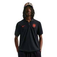 Nike Nederland Polo Zomerset 2026-2028 Zwart Oranje