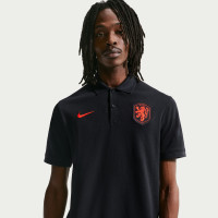 Nike Nederland Polo Zomerset 2026-2028 Zwart Oranje