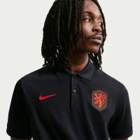 Nike Nederland Polo Zomerset 2026-2028 Zwart Oranje