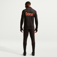 Nike Netherlands Strike Elite Tracksuit 1/4-Zip 2026-2028 Black Orange