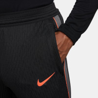 Nike Netherlands Strike Elite Tracksuit 1/4-Zip 2026-2028 Black Orange