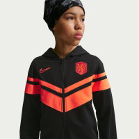 Nike Nederland Trainingspak Full-Zip 2026-2028 Kids Zwart Oranje