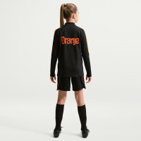 Nike Netherlands Strike Training sweater 1/4-Zip 2026-2028 Kids Black Orange