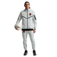 Nike Nederland Tech Fleece Vest 2026-2028 Lichtgrijs Zwart Feloranje
