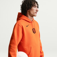 Nike Netherlands Club Sportswear Tracksuit Hooded 2026-2028 Orange Black