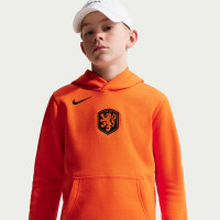 Nike Nederland Club Sportswear Trainingspak Hooded 2026-2028 Kids Oranje Zwart