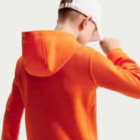 Nike Nederland Club Sportswear Trainingspak Hooded 2026-2028 Kids Oranje Zwart